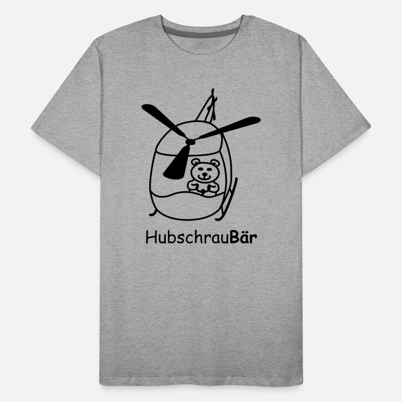Hubschrau-Baer Männer Premium Bio T-Shirt