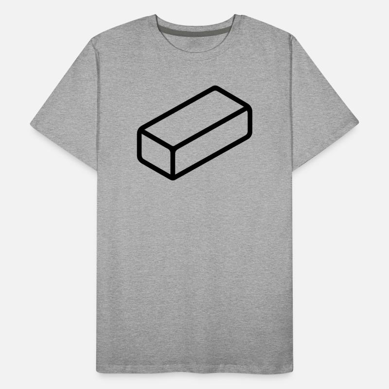 brique T-shirt bio Premium Homme