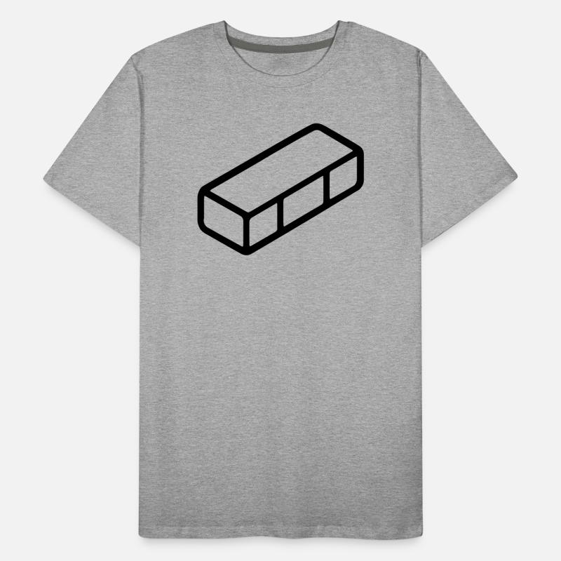brick Men's Premium Organic T-Shirt