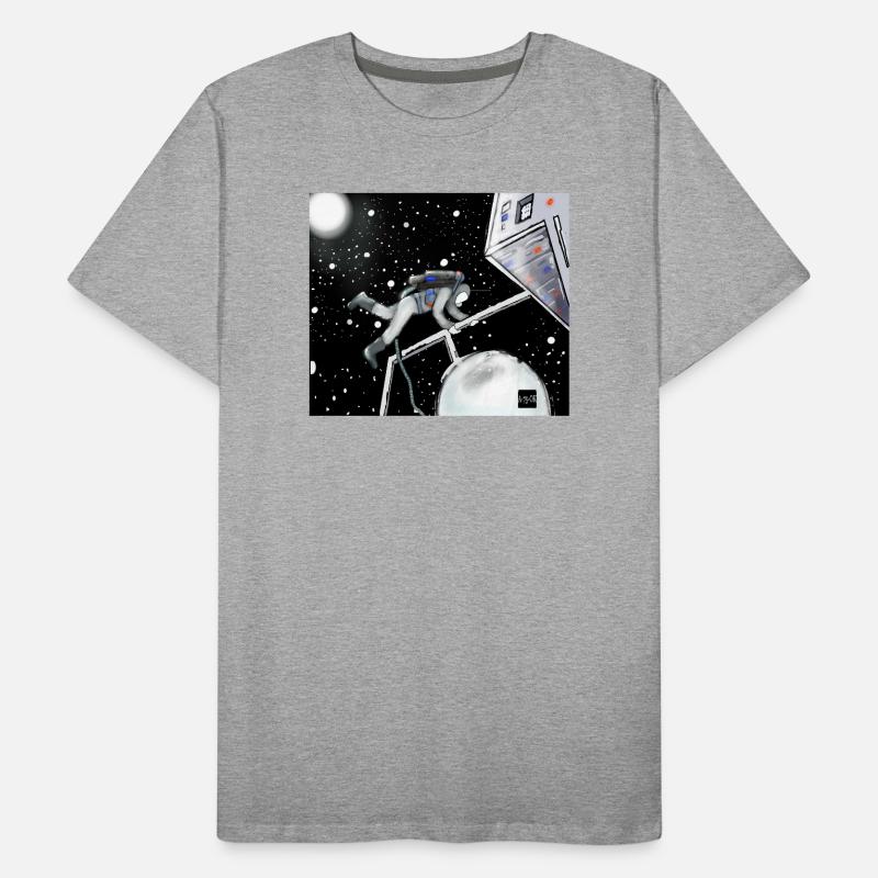 Explorateur spatial en orbite T-shirt bio Premium Homme