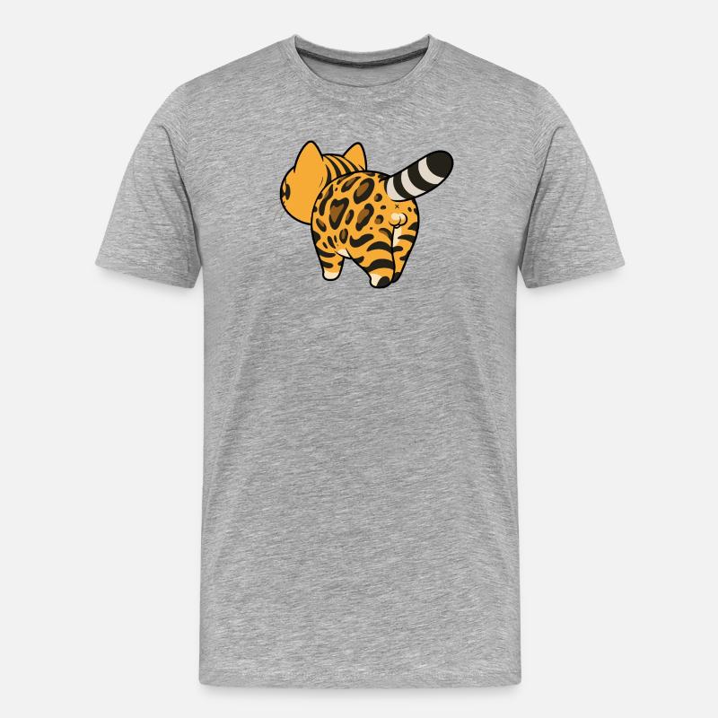 Leopard pattern converter - Men's Premium Organic T-Shirt - heather grey