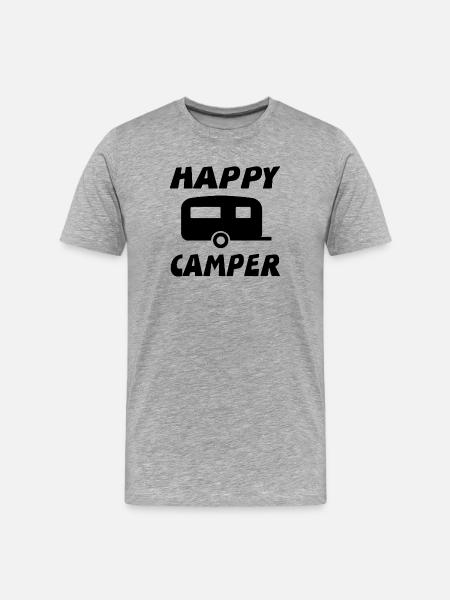 Campeur - T-shirt bio Premium Homme - gris chiné