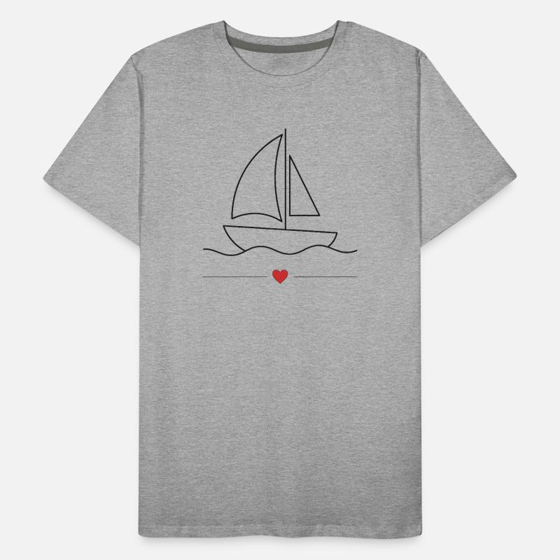 Motorboot-Sportboot Männer Premium Bio T-Shirt