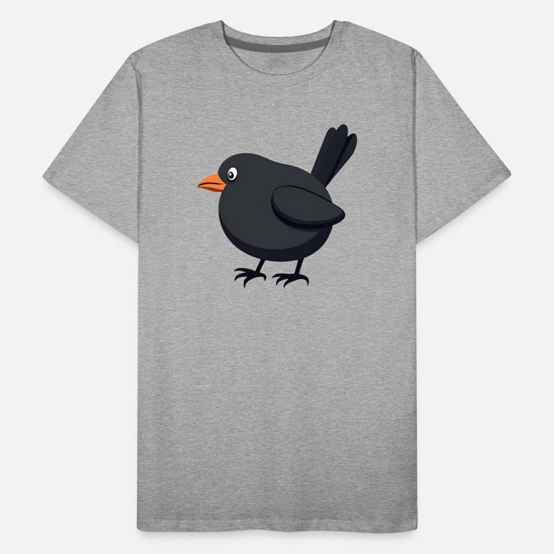 Blackbird bird Men's Premium Organic T-Shirt