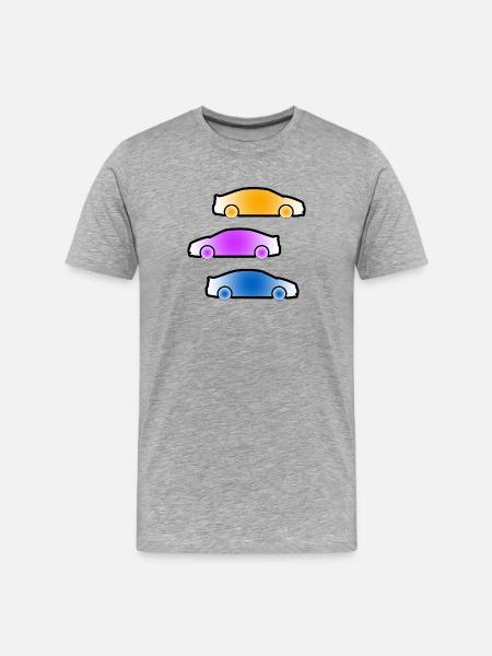 Automobiles - T-shirt bio Premium Homme - gris chiné