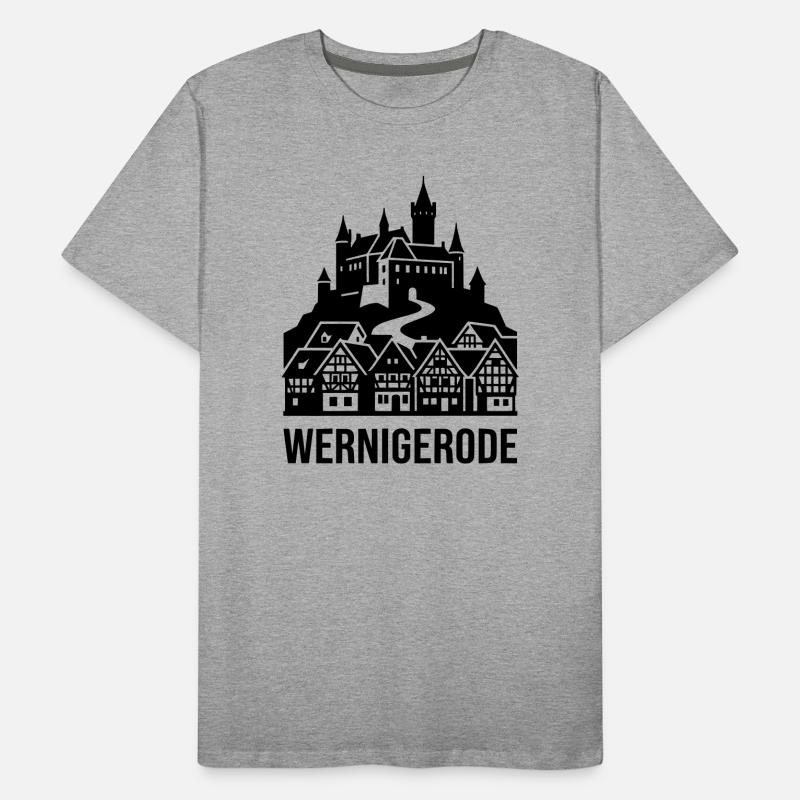 Wernigerode Harz Männer Premium Bio T-Shirt