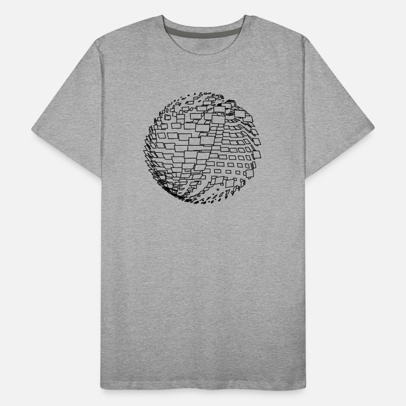 Parametric Sphere Men's Premium Organic T-Shirt