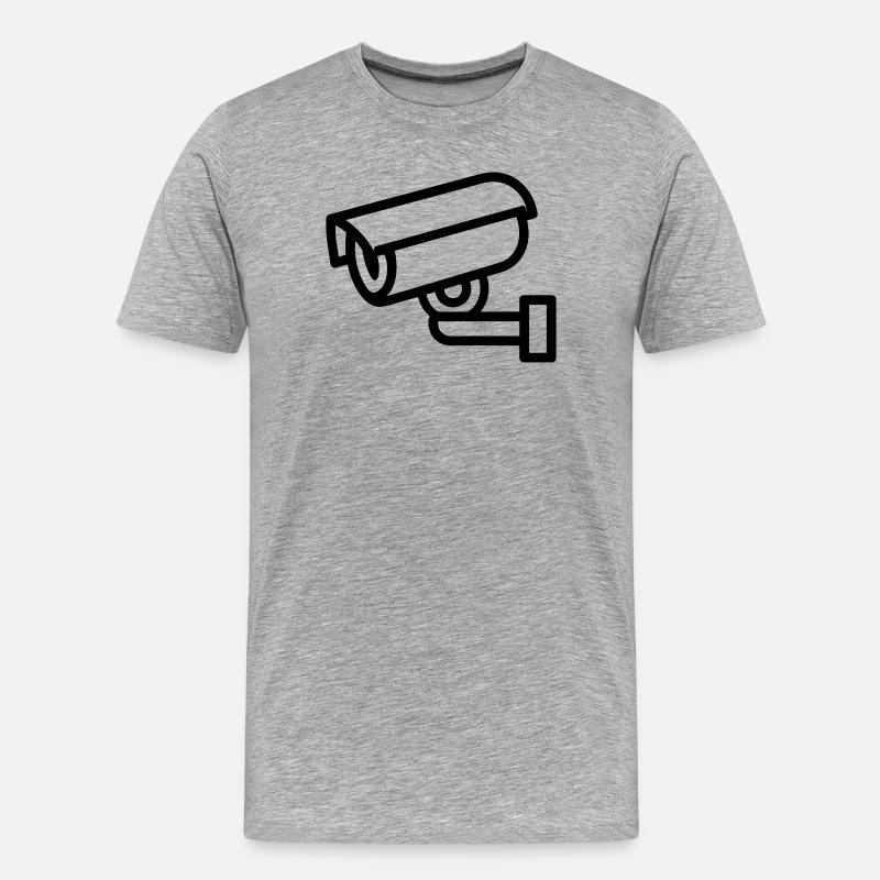caméra - T-shirt bio Premium Homme - gris chiné