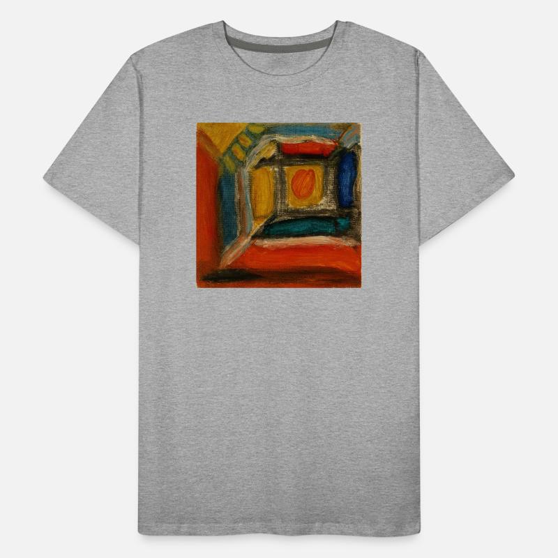 Fragment intérieur coloré T-shirt bio Premium Homme