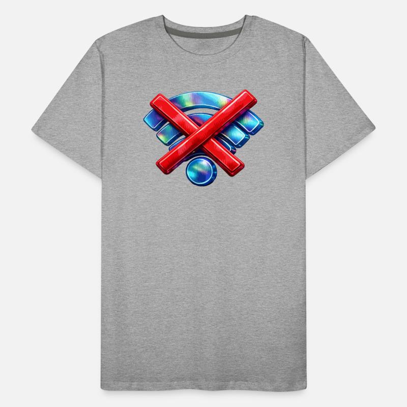 Pas de WIFI T-shirt bio Premium Homme