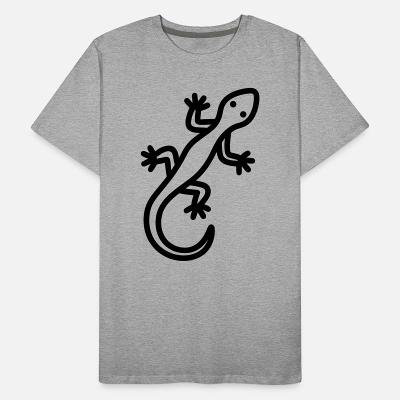 Eidechse Männer Premium Bio T-Shirt