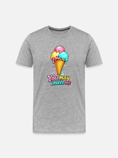 Eiskalt erwischt - Men's Premium Organic T-Shirt - heather grey