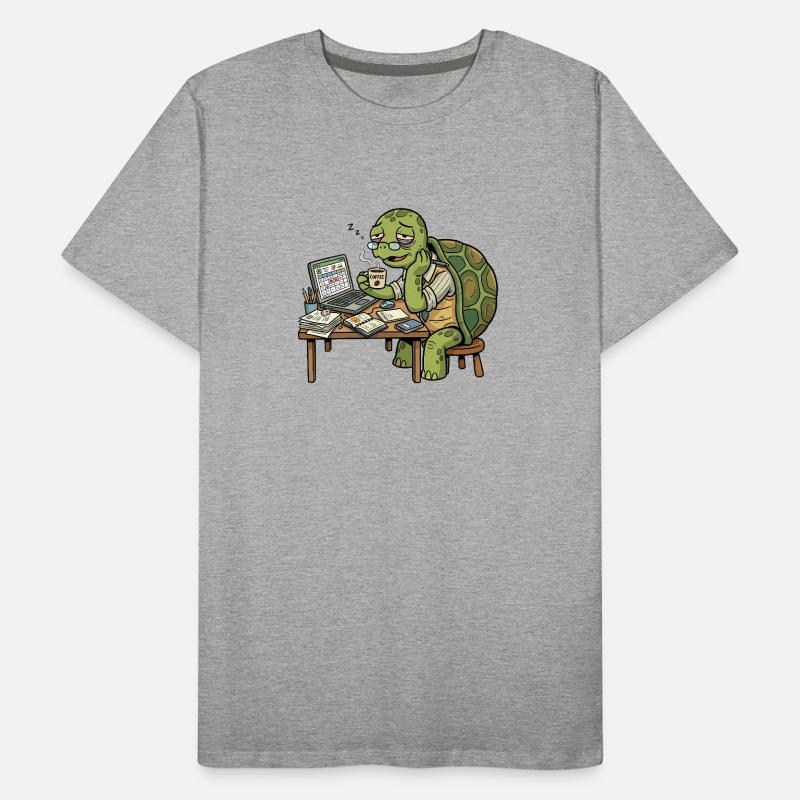 Monday Mood Turtle Männer Premium Bio T-Shirt