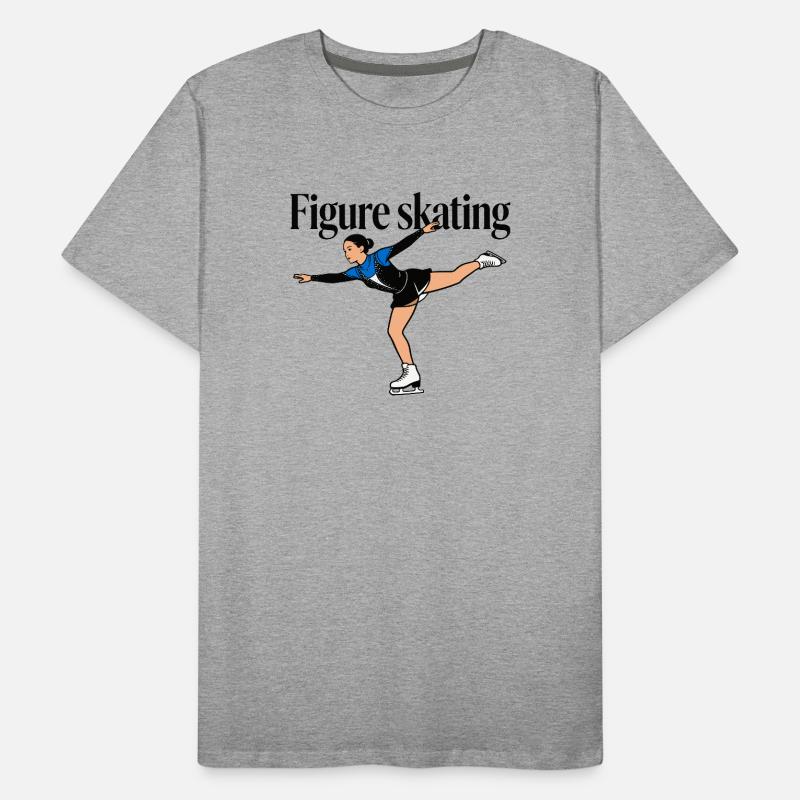 Figure skating Men's Premium Organic T-Shirt