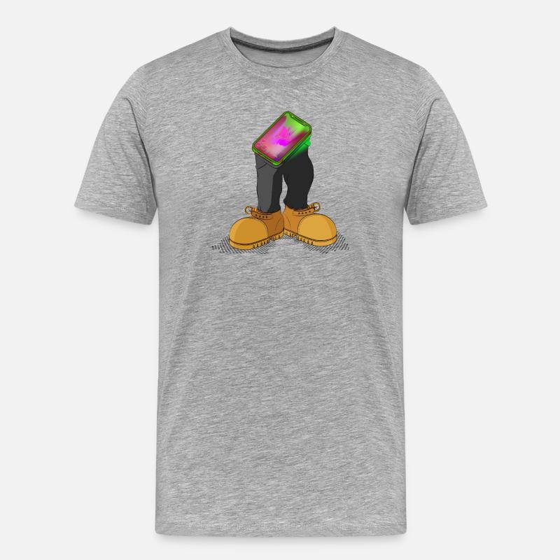 PROFIL PRIS - T-shirt bio Premium Homme - gris chiné