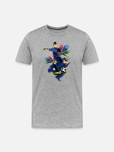 Curacao - Curaçao - Flags - Men's Premium Organic T-Shirt - heather grey