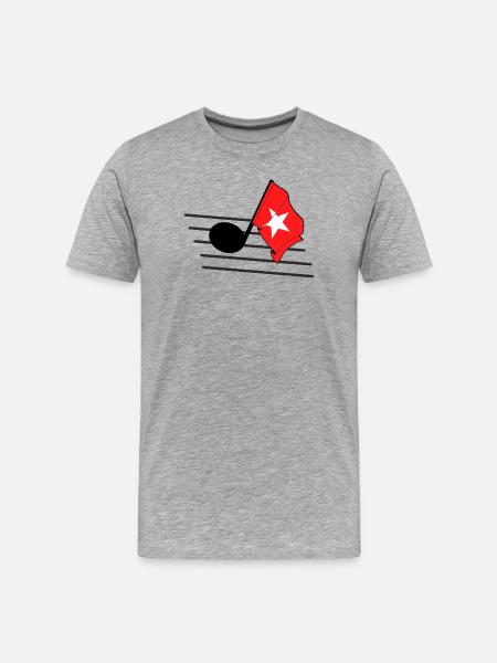 Maastricht Music & Pride - Men's Premium Organic T-Shirt - heather grey