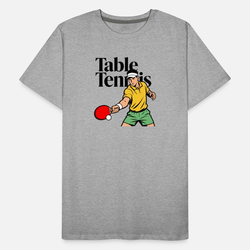 Tennis de table T-shirt bio Premium Homme