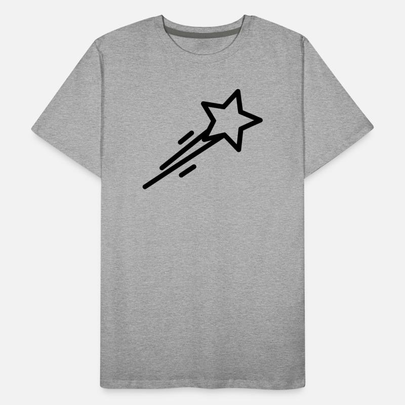 Sternschnuppe Männer Premium Bio T-Shirt