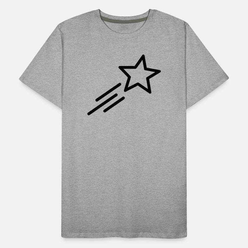 Sternschnuppe Männer Premium Bio T-Shirt