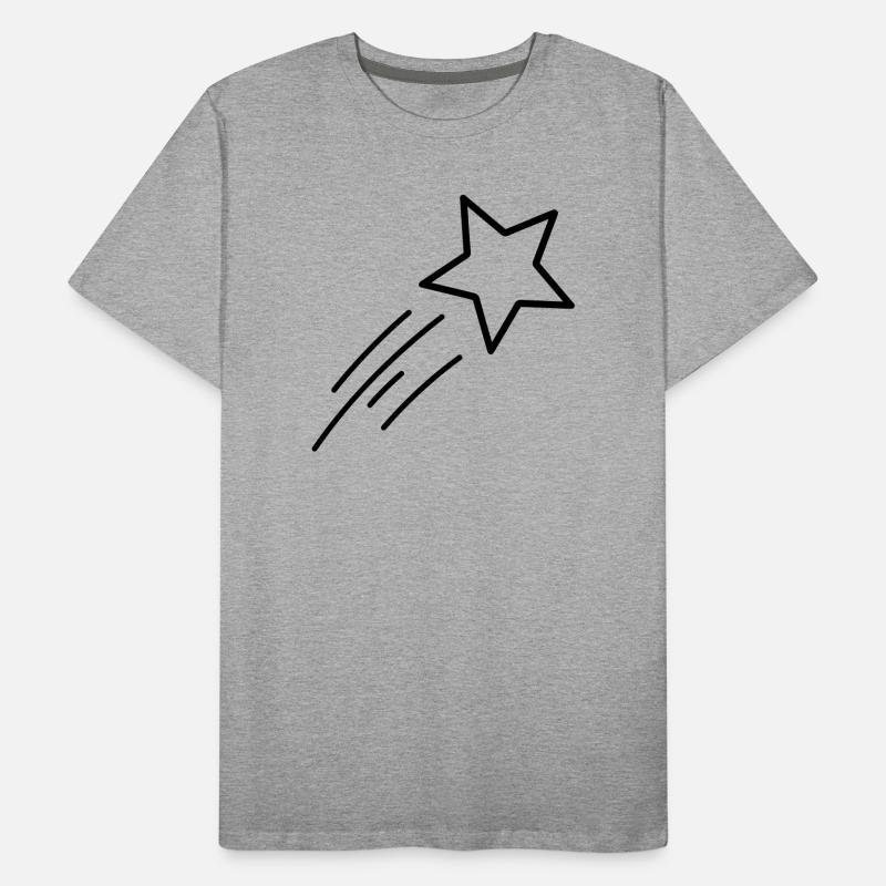 Sternschnuppe Männer Premium Bio T-Shirt
