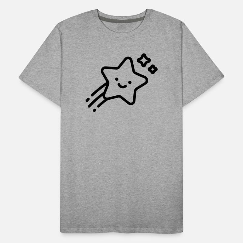 Sternschnuppe Männer Premium Bio T-Shirt