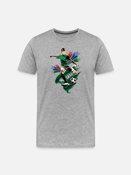 Arabia Saudita - Saudi Arabia - Flags - Men's Premium Organic T-Shirt - heather grey