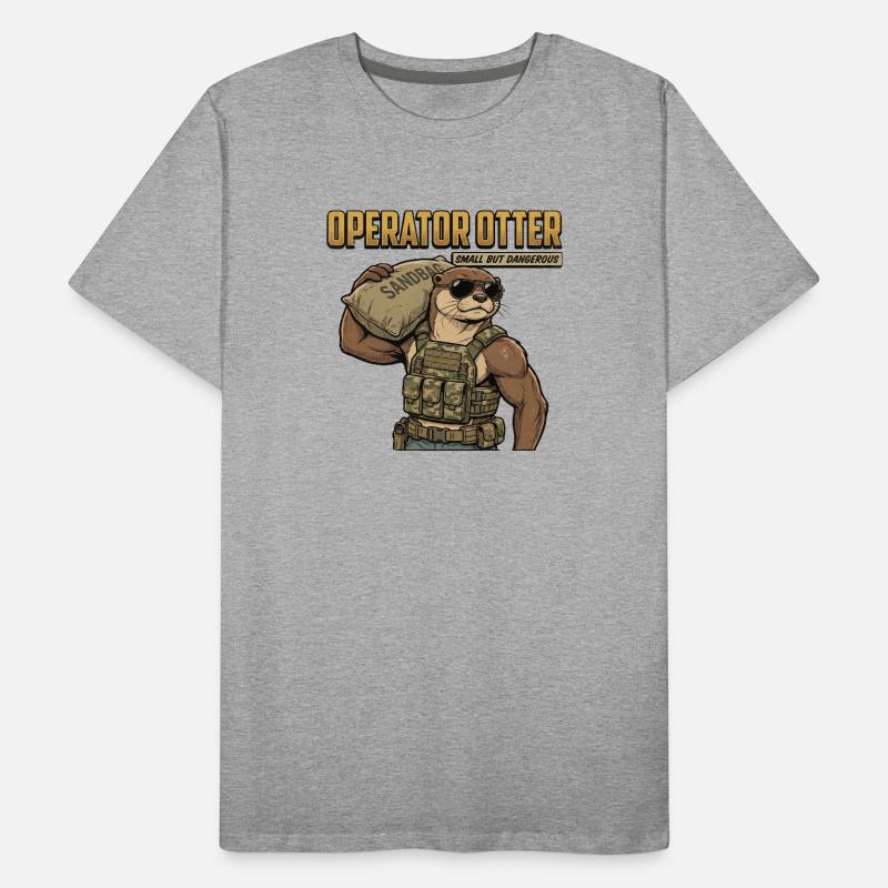 Operator Otter Männer Premium Bio T-Shirt