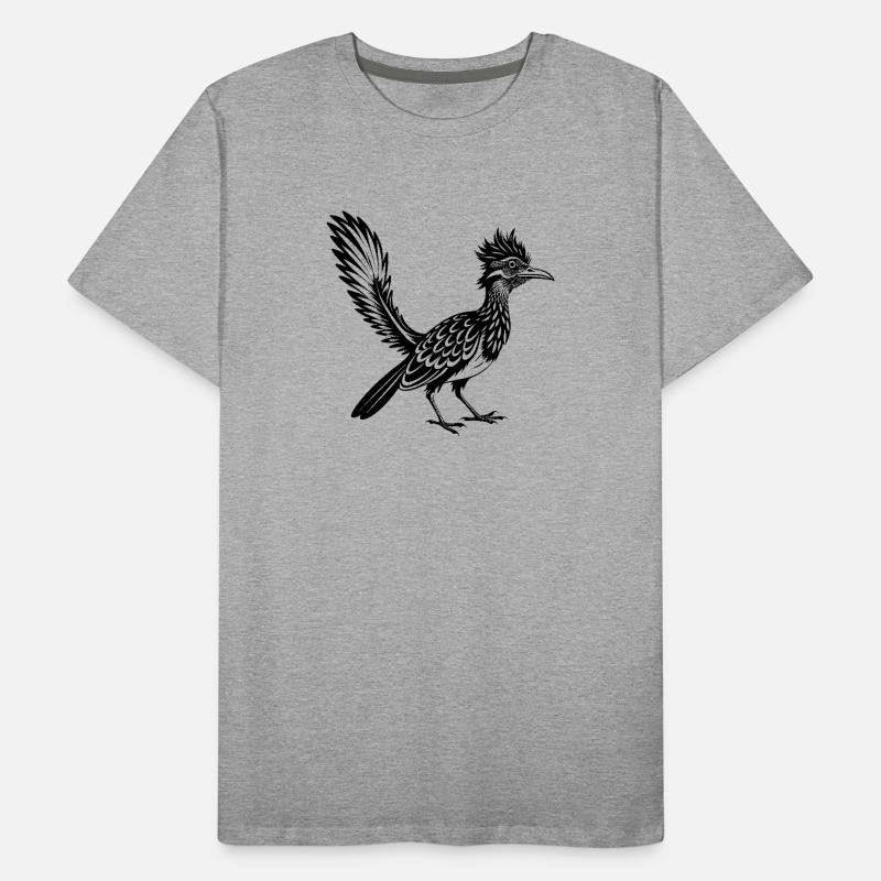 Greater Roadrunner Men's Premium Organic T-Shirt