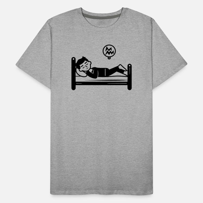 Sleeping Bed Men's Premium Organic T-Shirt