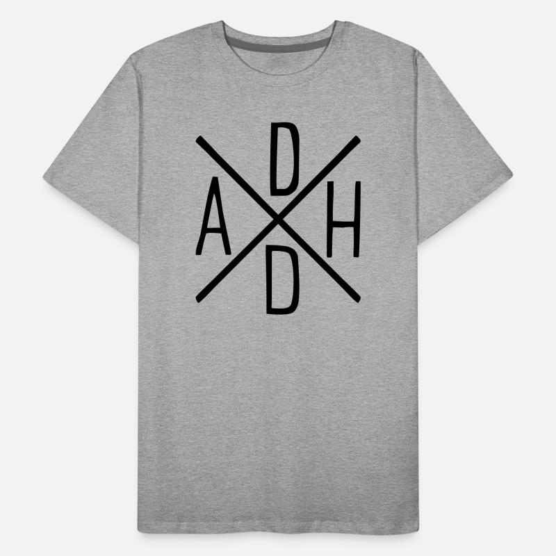 ADHD Men's Premium Organic T-Shirt