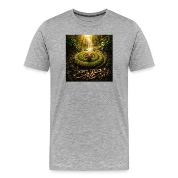 Avertissement : Jungle de Serpents - T-shirt bio Premium Homme - gris chiné - Devant - Damien (186cm)