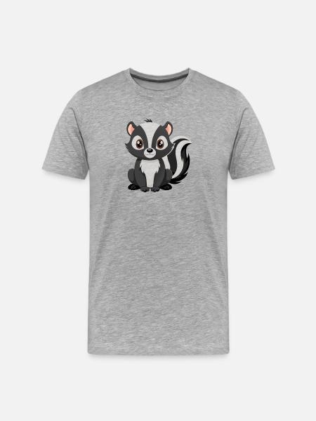 Bébé Mouffette - T-shirt bio Premium Homme - gris chiné