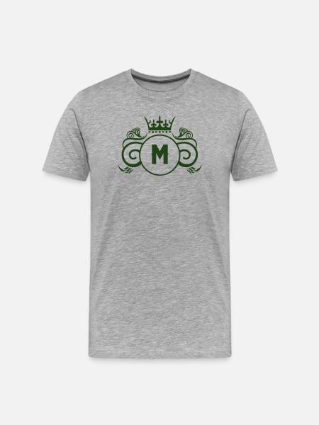 M_wappen - T-shirt bio Premium Homme - gris chiné
