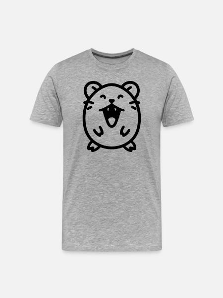 souris - T-shirt bio Premium Homme - gris chiné