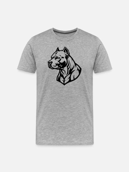 Staffordshire staff - Men's Premium Organic T-Shirt - heather grey