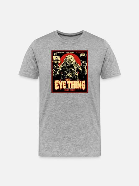 EYETHING! - Men's Premium Organic T-Shirt - heather grey