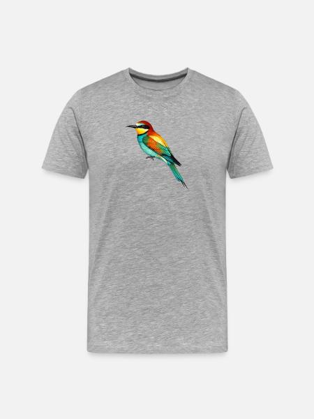 Guêpier - T-shirt bio Premium Homme - gris chiné