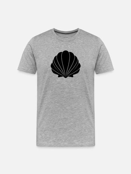 Coquillages - T-shirt bio Premium Homme - gris chiné