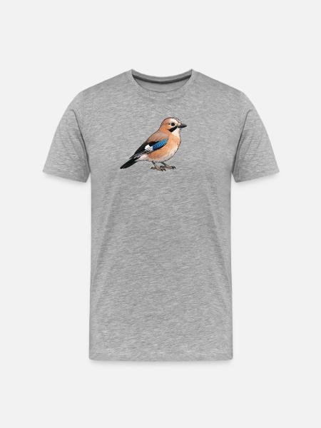 Jay Bird - T-shirt bio Premium Homme - gris chiné