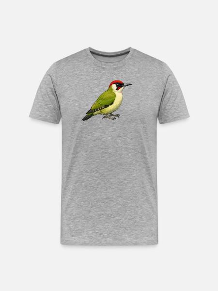 Pic vert - T-shirt bio Premium Homme - gris chiné