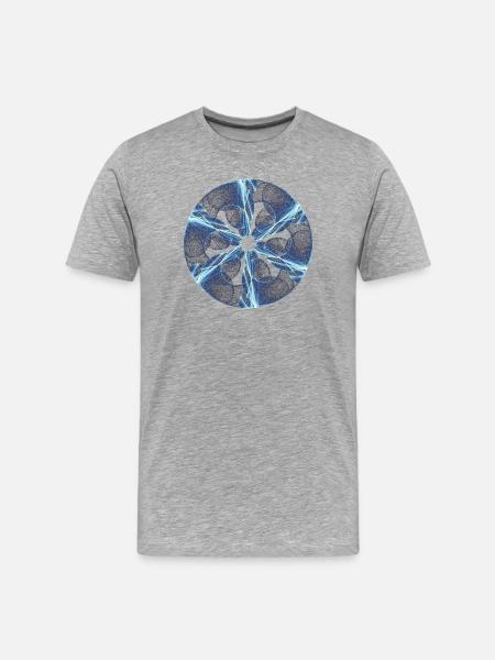 The Memory of Light - Men's Premium Organic T-Shirt - heather grey