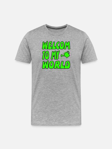 Jardin - T-shirt bio Premium Homme - gris chiné