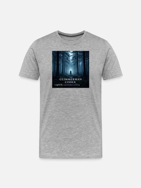 The_Glimmerman_Codex - Men's Premium Organic T-Shirt - heather grey