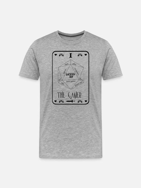 The Gamer - Men's Premium Organic T-Shirt - heather grey
