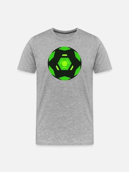 Sci Fi Golf Ball Icon - Men's Premium Organic T-Shirt - heather grey