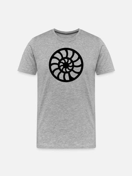 fossil - Men's Premium Organic T-Shirt - heather grey