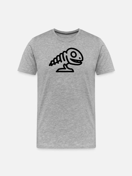 fossil - Men's Premium Organic T-Shirt - heather grey