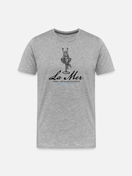 beach club - Men's Premium Organic T-Shirt - heather grey