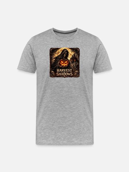 Sensenmann - Männer Premium Bio T-Shirt - Grau meliert